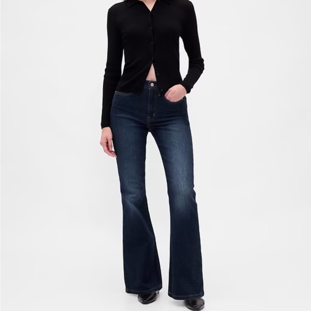Gap 70’s Flared Legs - Dark Blue Jeans - 30/10 Tall